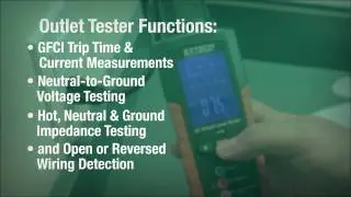 Extech CT70 AC Circuit Load Tester Showcase Video
