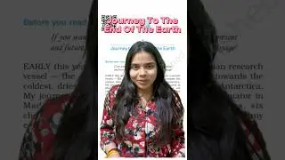 Journey To The End Of The Earth #class12 #enhlish #englishsummary #exam #cbseboards2025 #ncert