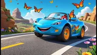 Ding Ding! Let&rsquo;s Take a Bumpy Ride | Toddler Adventure Song | Wobbly Wheels Rhyme for Kids
