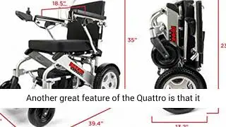Porto Mobility Ranger Quattro Ultra Exclusive Lightweight Foldable Electric Wheelchair Lightweight,