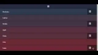 Multi Lever Toggle Responsive Navigation Menu using jQuery
