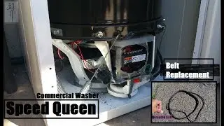 Speed ​​Queen | Нет запаха гари и отжима | Заменил ремень | Коммерческая стиральная машина