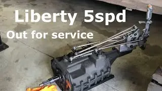 Liberty 5spd Transmission out for service