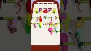 Merge Alphabet Letter Go' Vs Merge ABC lore Run. Number Lore