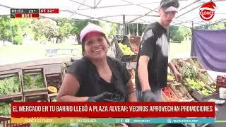 El Mercado en tu Barrio llegó a la Plaza Alvear: vecinos aprovechan promociones - 30/12/25