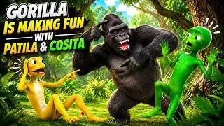 Patila Challenge 35: Jungle Fun! Dametucosita & Gorilla's Hilarious Animated Comedy