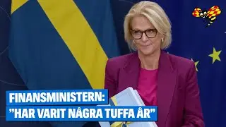 Finansminister Elisabeth Svantesson (M) presenterar h&ouml;stbudgeten