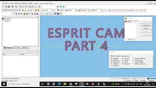 TOTIRIAL ESPRIT CAM PART 4 ( CREATION  DE BRUT )
