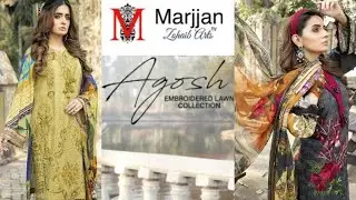 Marjjan New Arrivals 2021/New Embroidered Lawn Collection by Zohain Arts