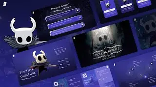 HOLLOW KNIGHT: SILKSONG | FREE PPT TEMPLATE | RAN15JEN