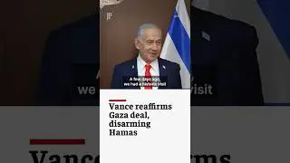 Vance reaffirms Gaza deal, disarming Hamas