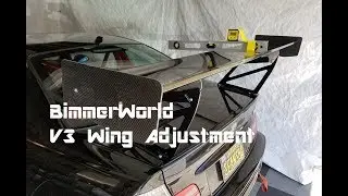 BimmerWorld Wing Adjustment - AoA Setup