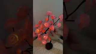 Enchanted LED Rose Flower & Christmas Tree Fairy Light Lamp  #tiktokfinds