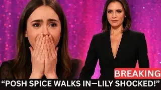 “Posh Spice Surprise Leaves Lily Collins Shaking! 😱✨”