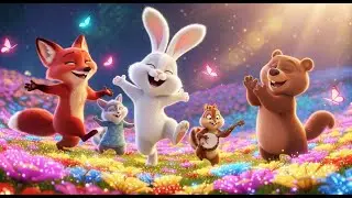 **Little Bunny Adventure 🐰 | Hop, Sing & Dance Nursery Rhymes for Babies & Toddlers