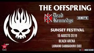 The Offspring @Sunset Festival, Beach Arena, Lignano Sabbiadoro, Italy (August 15th 2019)