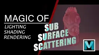 Lighting, Shading & Rendering With Subsurface Scattering Tutorial In Autodesk Maya 2021