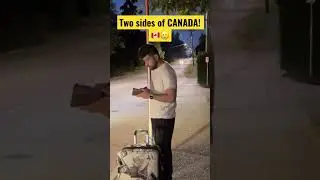 BOTH FACES OF CANADA!🇨🇦  #shorts #india #canada #internationalstudents #youtube
