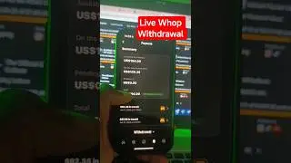live Whop withdrawal - #money #whop #clips #fyp