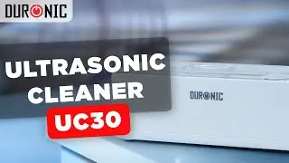 Duronic UC30 Ultrasonic Cleaner &ndash; 300 ml Tank, 53 kHz / 18 W Ultrasonic Cleaning, 3-Minute Timer