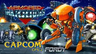 [CPS 2]Armored Warriors/Powered Gear パワードギア Arcade Hardest - Fordy/Siren  no death Playthrough