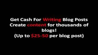Real Writing Jobs -- Earn Extra Money Writing