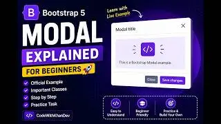 Bootstrap Modal Made EASY 🚀 | Complete Modal Tutorial for Beginners | Bootstrap 5