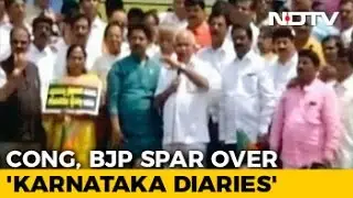 BJP Alleges Payoffs To Top Congress Leaders From Karnataka Lawmaker