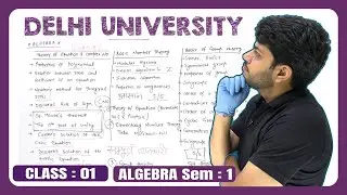 Introduction | DU math hons | semester 1 | Algebra | DSC 1