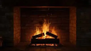 Warm Fireplace 🔥 Calm Night Fire