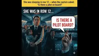 She was sleeping in row 12 &mdash; when the captain aske