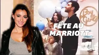 Rachel Legrain-Trapani et Valentin L&eacute;onard r&eacute;v&egrave;lent le sexe de leur futur b&eacute;b&eacute; lors d'une showe