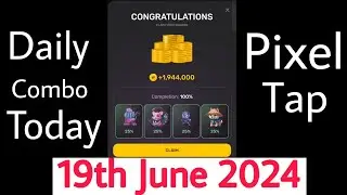 19 June Pixel Tap Daily Combo | Today's Pixel Tap Daily Combo | Pixel Tap