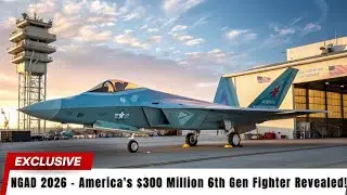 NGAD 6th Gen Fighter - America's $300M Stealth Jet 2026