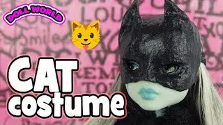 How to Make a Cat Costume for Dolls Halloween Craft