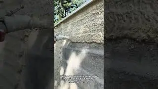 Efficient Wall Plaster Application with Spray Gun