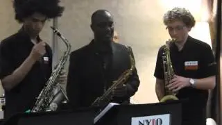Cold Duck Time - Notts NYJO & patron Tony Kofi at JazzSteps Nottingham 7th Nov '13
