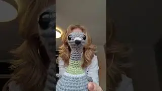 freestyled a pigeon amigurumi👁👁 #crochet #crochettutorial #foryou #fyp #haken #pigeon #amigurumi