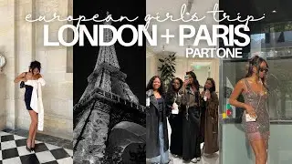 TRAVEL VLOG: EUROPEAN GIRLS TRIP PART ONE + BEYONCE IN PARIS (London + Paris) | Tomar Thomas