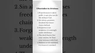 Reminders. #christianreminder #christianreflections