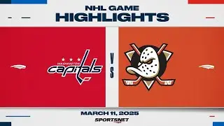 NHL Highlights | Capitals vs. Ducks - March 11, 2025