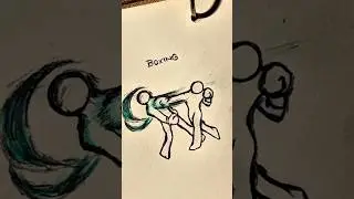 How to draw body pose with muay thai & boxing #howtodraw #art #stickman #drawing #sketch
