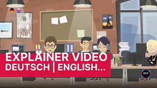 NEU Animierte Erkl&auml;rvideo Design Business Frau | 2020 🚀 GetYourGig English/Deutsch | Explainer Video