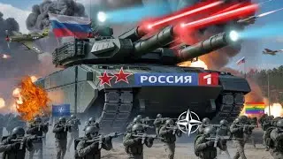 No Survivors! Ukraine&ndash;NATO Convoy of 72 Tanks Completely Destroyed! - ARMA 3