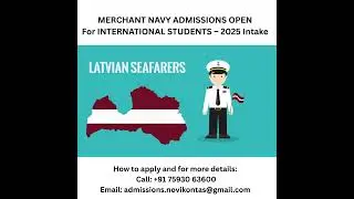 Merchant Navy Admissions 2025 🌊 | Paid Internship + European COC #marinecourses  #merchantnavy