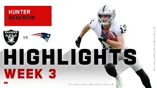 Hunter Renfrow Highlights vs. Patriots | NFL 2020