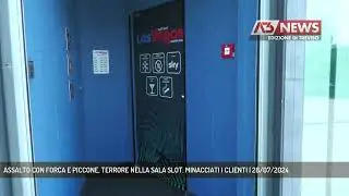 ASSALTO CON FORCA E PICCONE, TERRORE NELLA SALA SLOT. MINACCIATI I CLIENTI | 28/07/2024