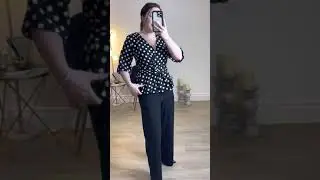 Sara polka dot blouse
