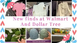 New finds at Walmart and cute Easter Decor at Dollar Tree