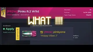 Wildflower is no longer a Captain on PR2W